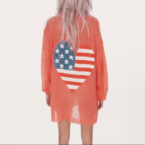 Wildfox “American Heart” Manhattan cardigan - Picture 12 of 12